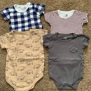 9-12 Mo Boy Onesies